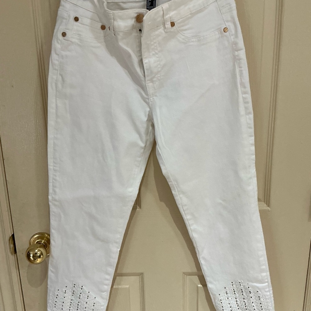 Joseph Ribkoff White Jeans
